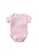 AKARANA BABY pink Basic Series Quality Newborn Girl Pink Glitter Polka dot Baby Romper One-Piece Double Sided Dupion Cotton 4BF9CKA76FFBB1GS_1