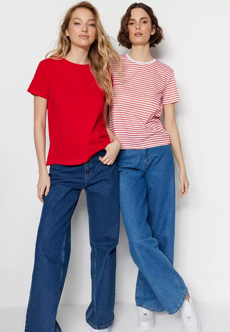 2-Pack Crew Neck T-Shirts