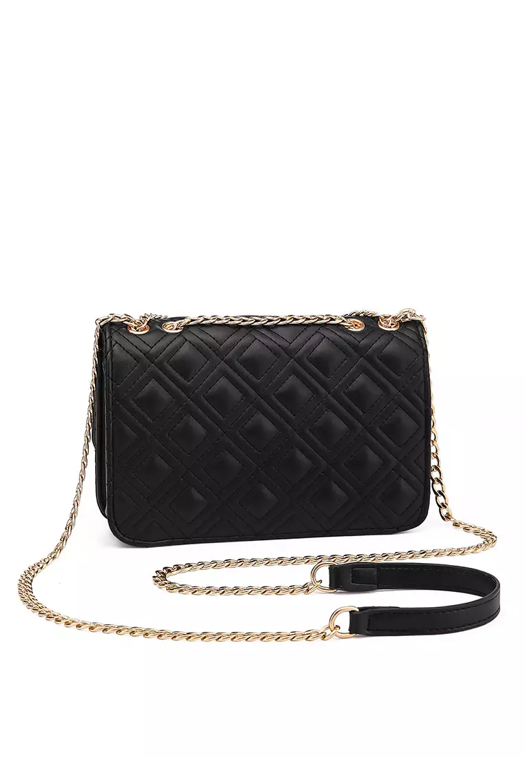 GYKACO MEGUMI Black - Tas Wanita Sling Bag - Fashion Top Handle Bag (Import)