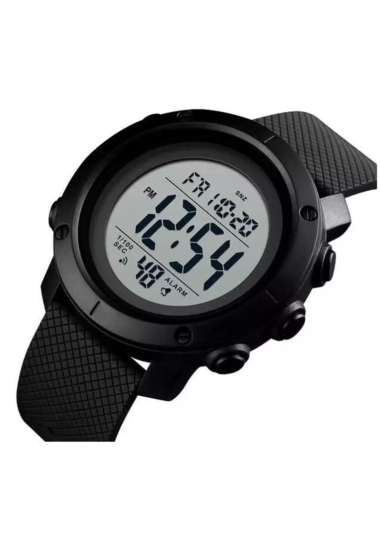 Jam Tangan Casual Digital Pria Stopwatch Waterproof Strap Tali Material Silicon GL08 ORIGINAL