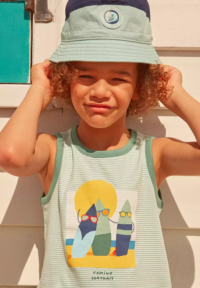 TANK TOP WATER GREEN SURF BOARDS