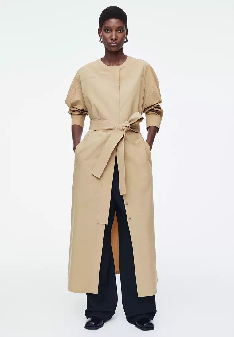 Belted Utility Shirt Dress