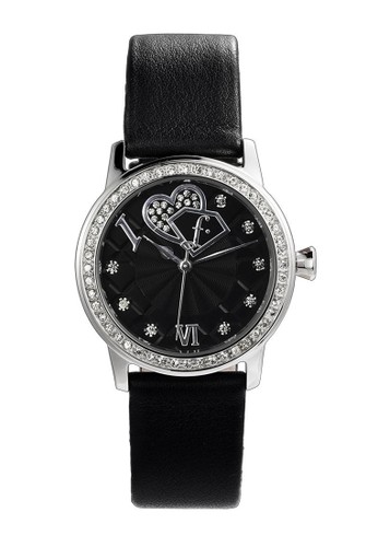 Harga Fashiontv Jam Tangan Wanita Hitam Leather Ft0101