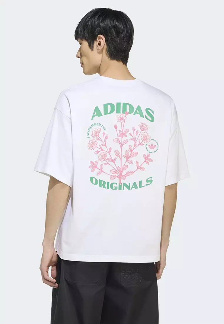 Botanical Graphic Oversized T恤