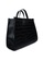 London Rag black Croco Faux Leather Hand Bag in Black 68532AC955D64BGS_2