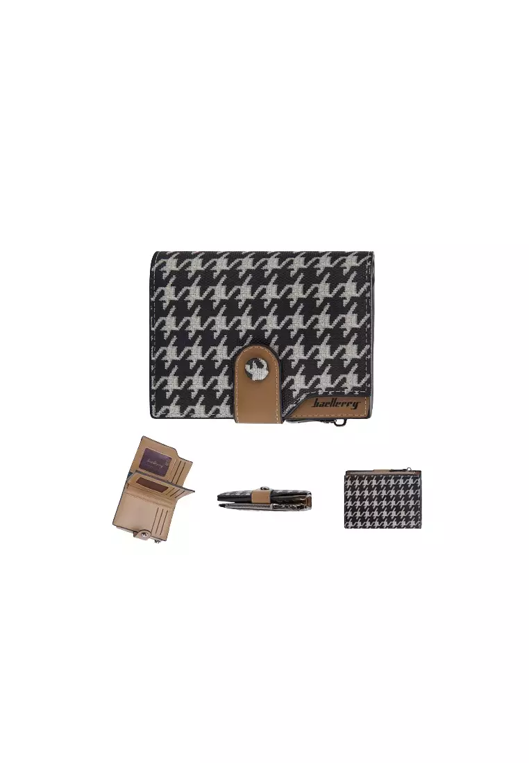 Dompet Wanita Lipat Pendek Bahan Kulit PU Leather Motif Polos ORIGINAL Premium Quality