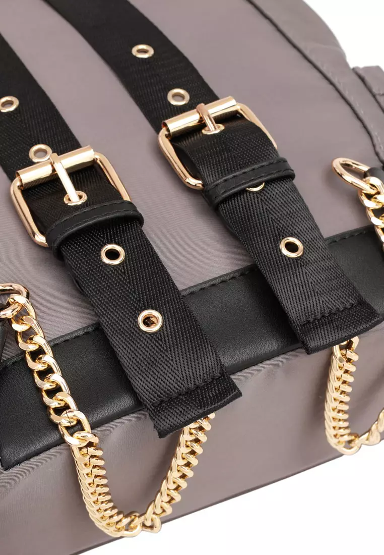 Women's Top Flap Backpack - Grey