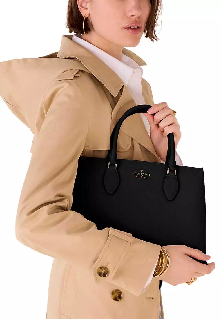 Rae Medium Satchel Black KK310