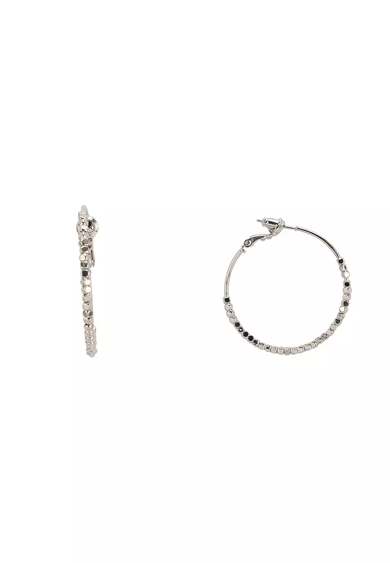 Red bead earrings hotsell
