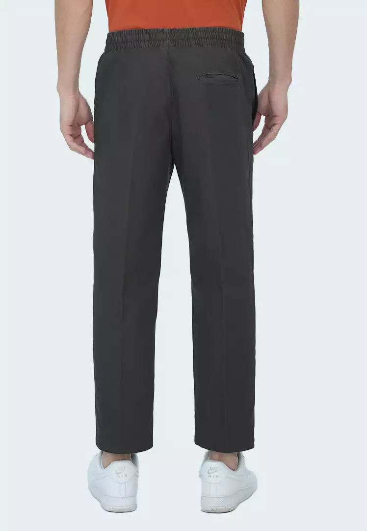 LGS - Celana Kulot Katun - Baggy Pants - Karet Pinggang - Regular Fit - Cream - CKP.578.001.001.C