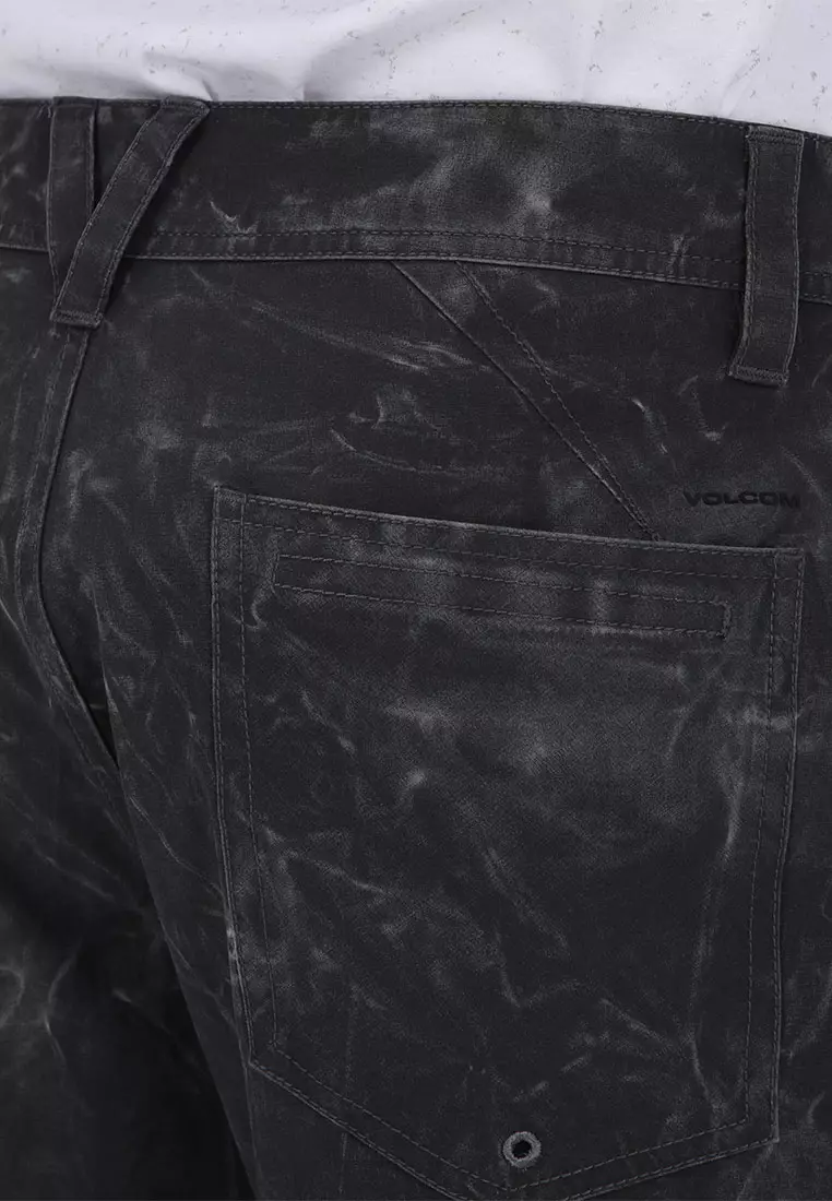 MWS STONE FADED 19 HYBRID SHORTS STEALTH