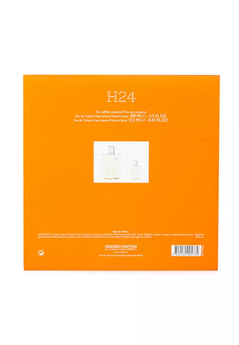 HERMES - H24 Coffret: Eau De Toilette Spray 100ml/3.3oz + Eau De Toilette Spray 12.5ml/0.42oz 2pcs
