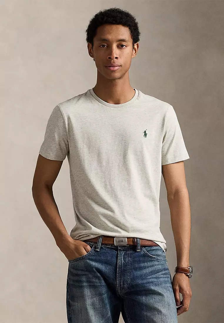 Custom Slim Fit Jersey Crewneck T-Shirt