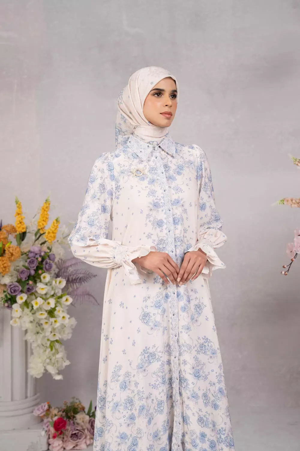 Klamby - Marjorie Dress Sky Mist