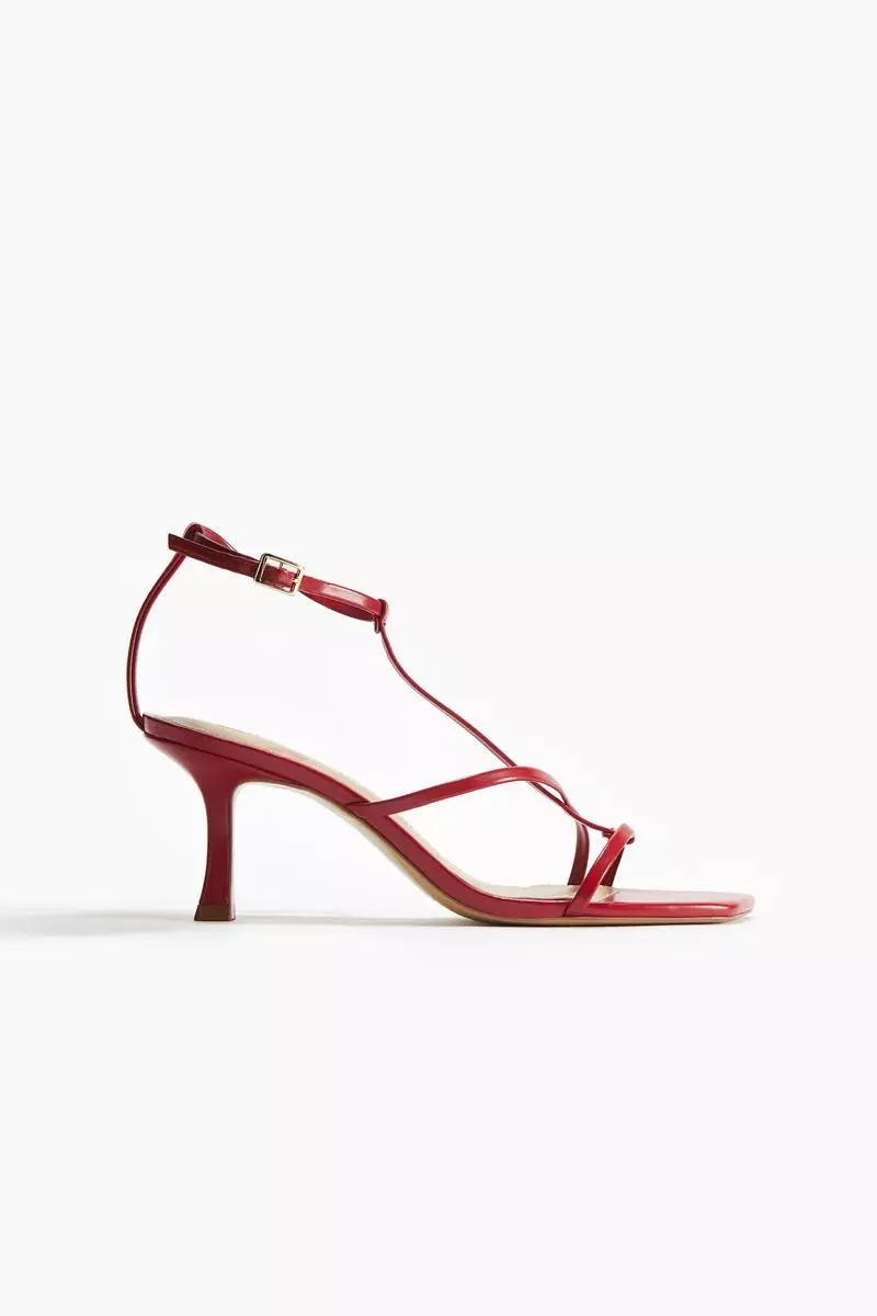 Heeled strappy sandals
