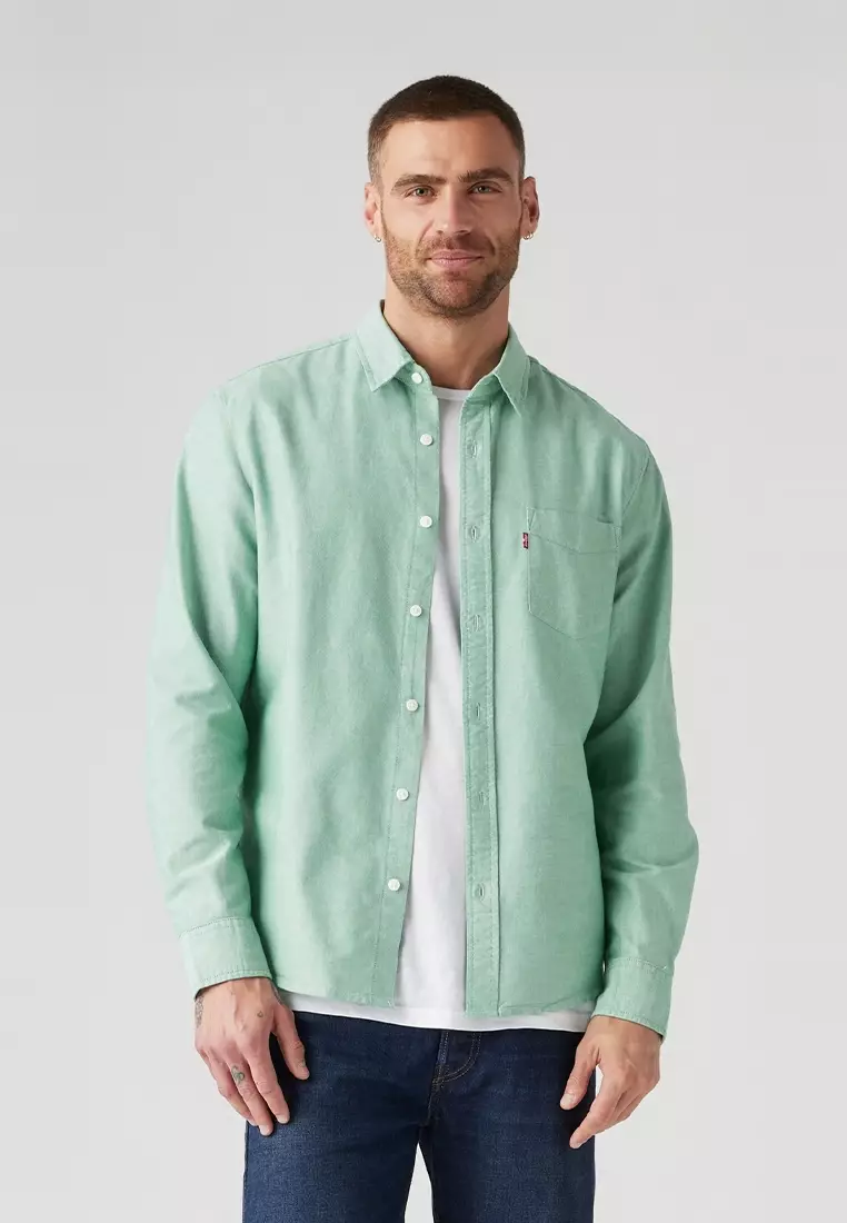 トップス everyone classic button down shirt (SAX) everyone classic button down shirt (SAX) everyone button-down