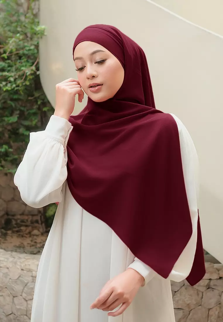 KHIBAN KHAIRA MAGNET PLUS NIQAB - DEEP MAROON