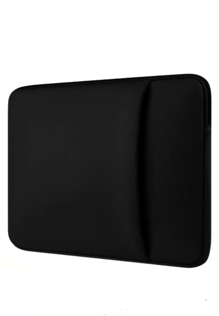 Hugo Soft Sleeve Case Laptop Pro Unisex Many Slot Protection 15 Inch Material Neoprene ORIGINAL - Black