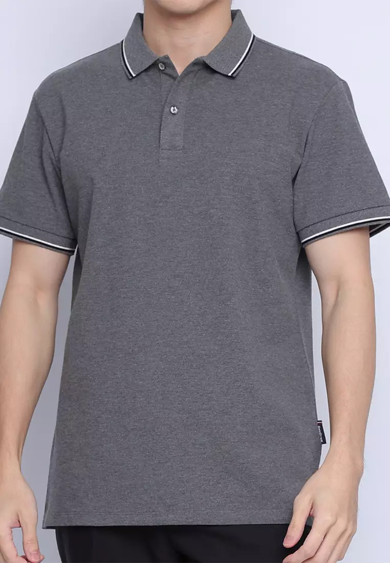 Color Block Pique Polo Shirt