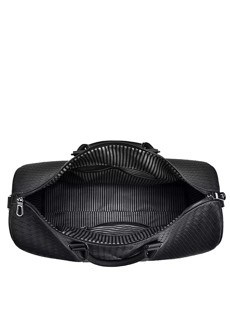 Woven Faux Leather Duffel Bags CK60008