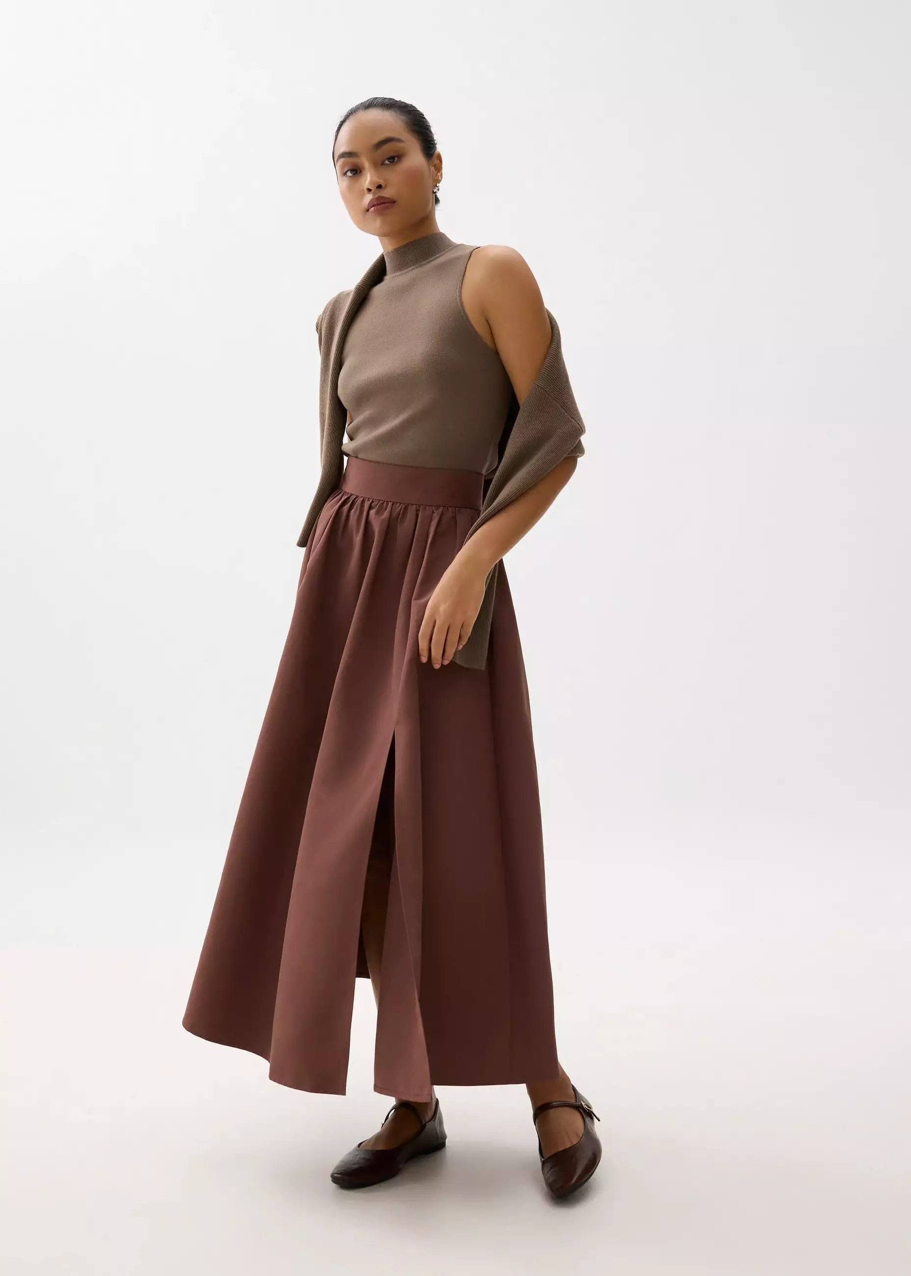 Rok Wanita - Zoe Flare Maxi Skirt