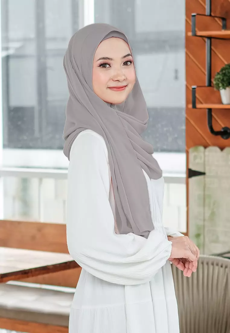 HIJAB INSTAN SHEILA - MEDIUM GREY