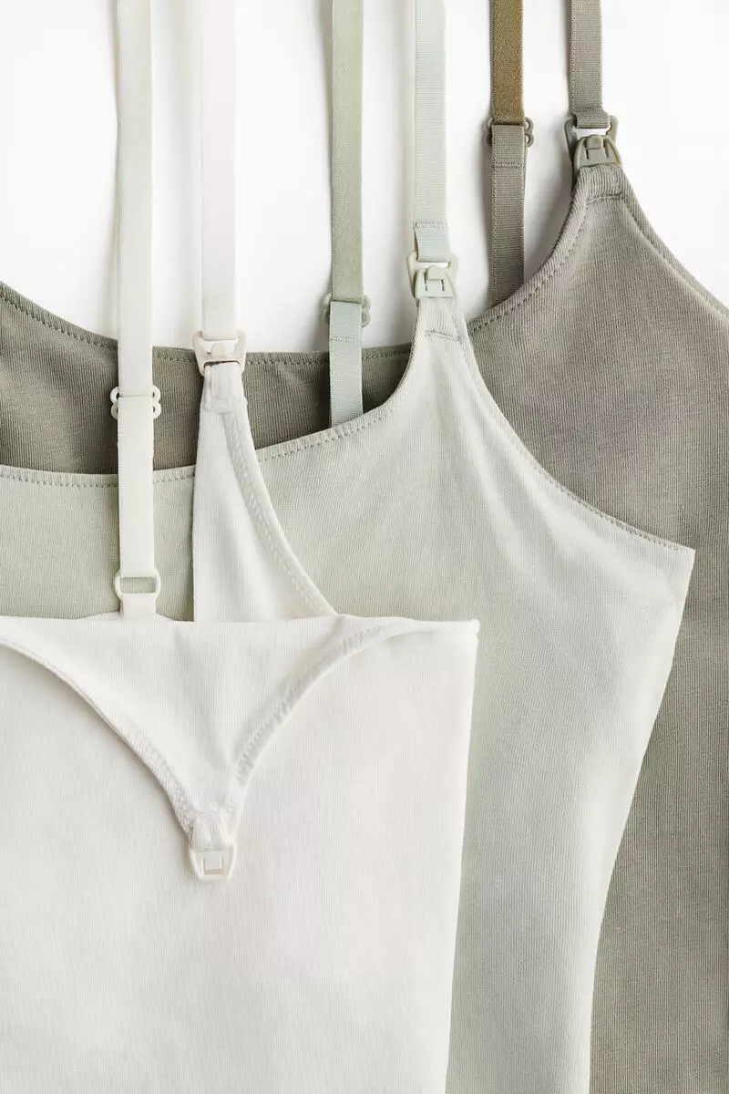 MAMA 3-pack nursing strappy tops