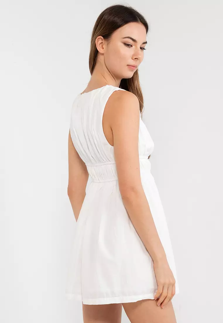 Buy Cotton On Andie Shirred Mini Dress 2026 Online | ZALORA Philippines