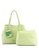 ELLE green Color Therapy Tote Bag Set 92D94AC86E09BAGS_6
