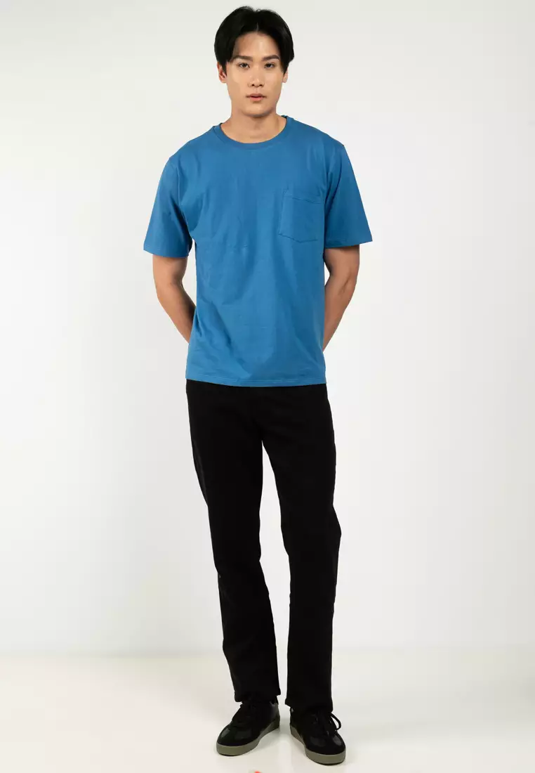 Crew Neck Pocket Tee