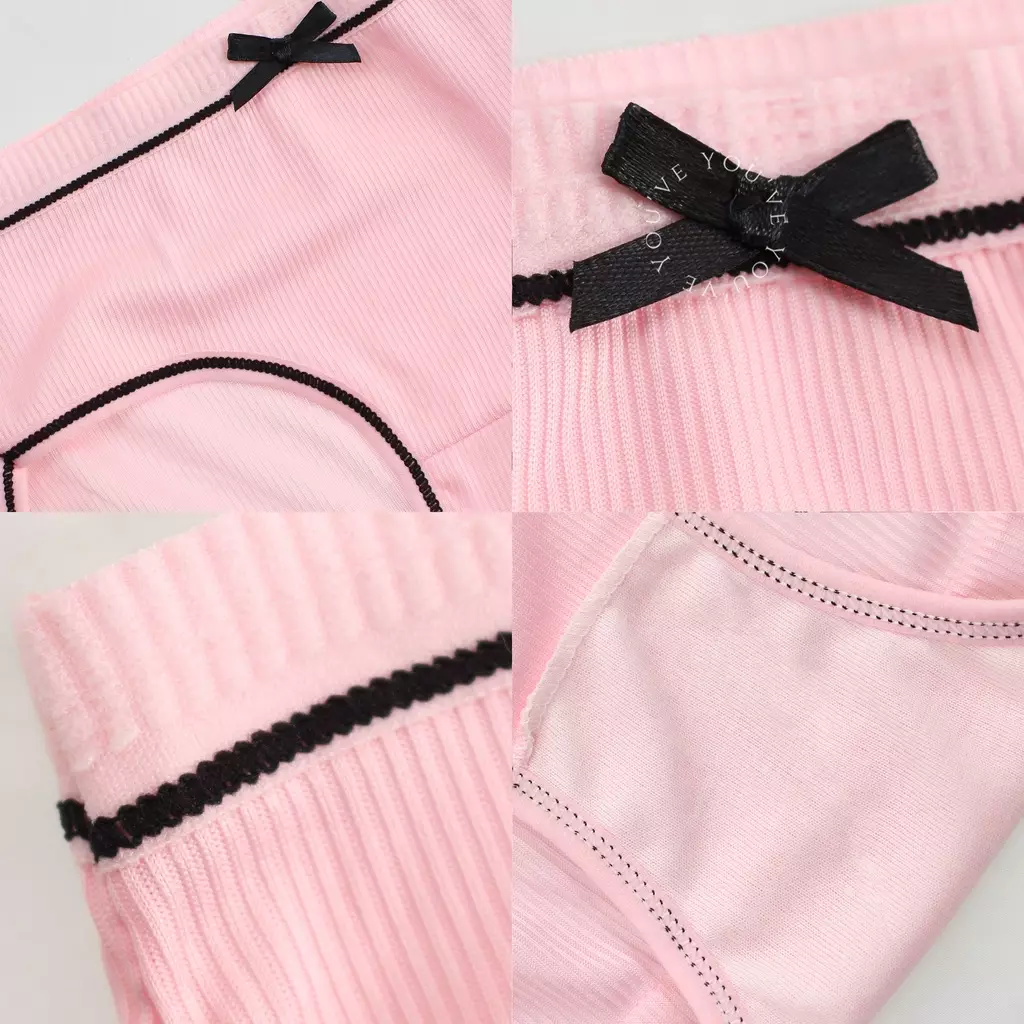 YOUHAVE X TOKO MAMA GIGI PAKET 2 PCS BRA 1231 GRATIS 3 PCS CD LANA 88121 3 BUNDLE BRA WANITA CELANA DALAM WANITA CANGCUT WANITA - L