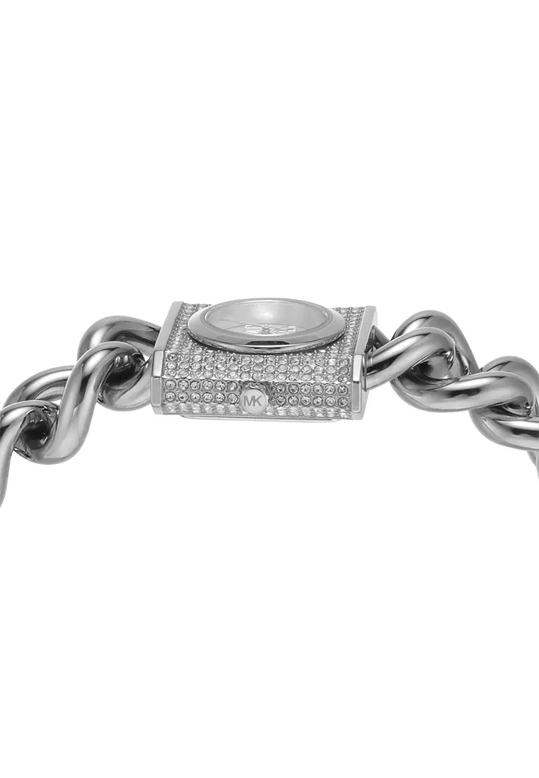 MK Chain Lock Silver Stainless Steel Watch MK4718