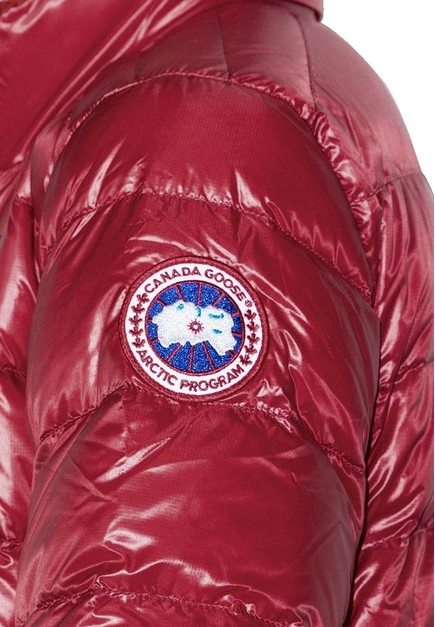 red canada goose down jacket
