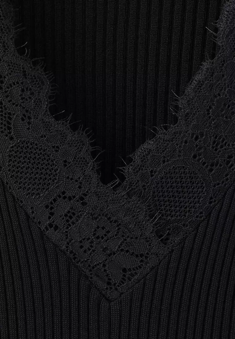 Lace Lyocell Top
