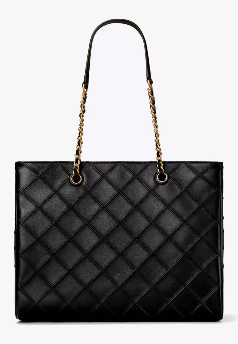 Tory Burch Fleming Soft Chain Tote Black