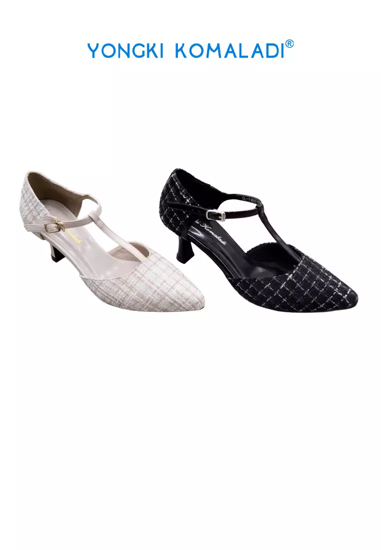 [ ORIGINAL ] YONGKI KOMALADI HEELS OL-KNN7154-24 CREAM