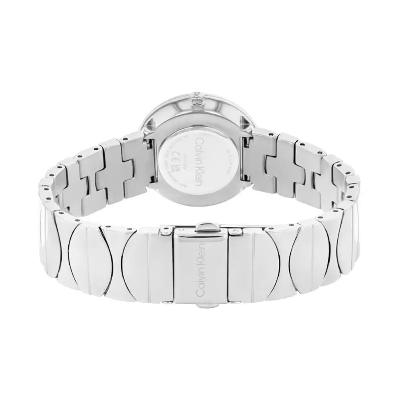 Jam Tangan Wanita Calvin Klein Enchant 25100042 Ladies Silver Dial Stainless Steel Strap