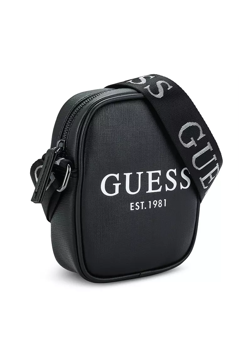 GUESS Outfitter Crossbody Bag In Black - FREE* Shipping & Easy