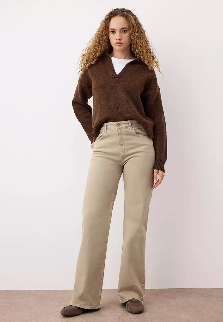 High Waist Wide Leg Jeans