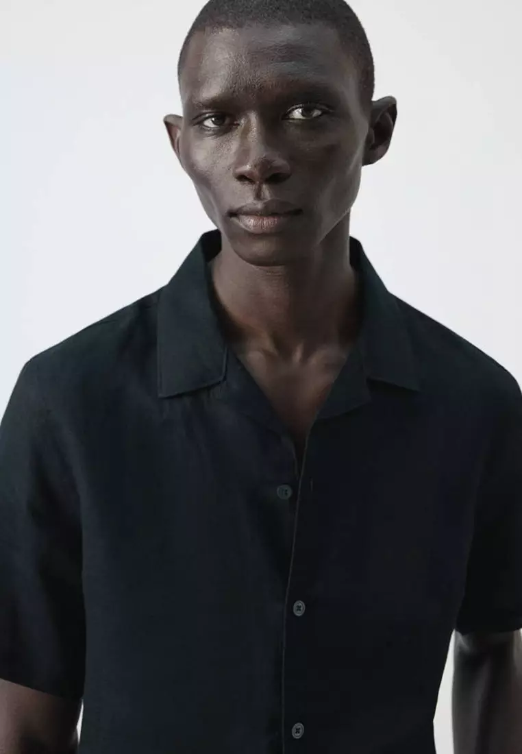 Regular-Fit 100% Linen Shirt