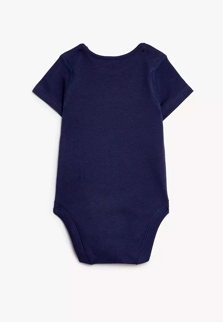 Jual Marks & Spencer 3pk Pure Cotton Dinosaur Bodysuits Original 2024