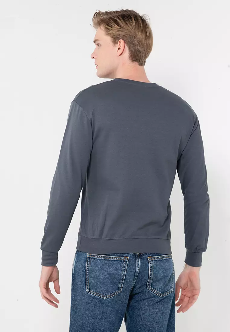 Fit In Stripes Patching Sweatshirt