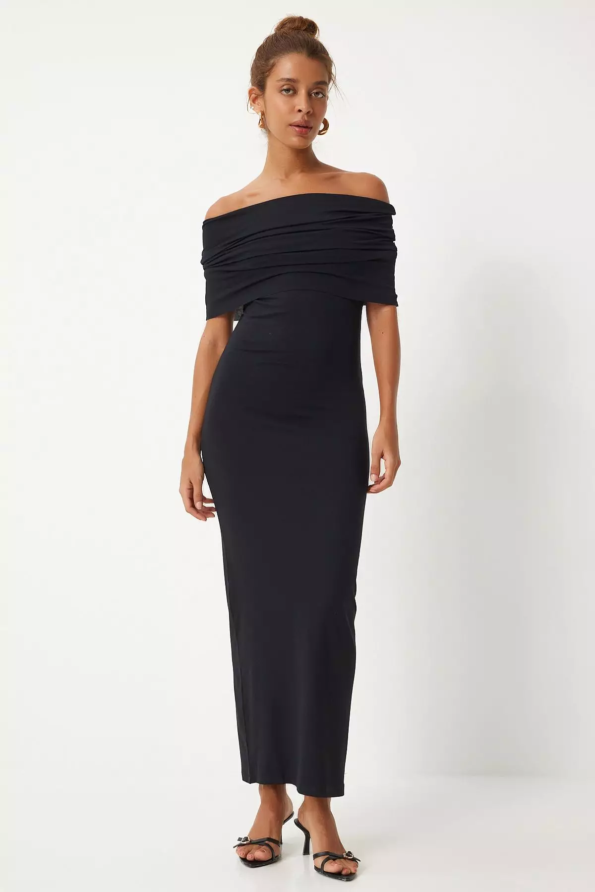 Off Shoulder Maxi Dress