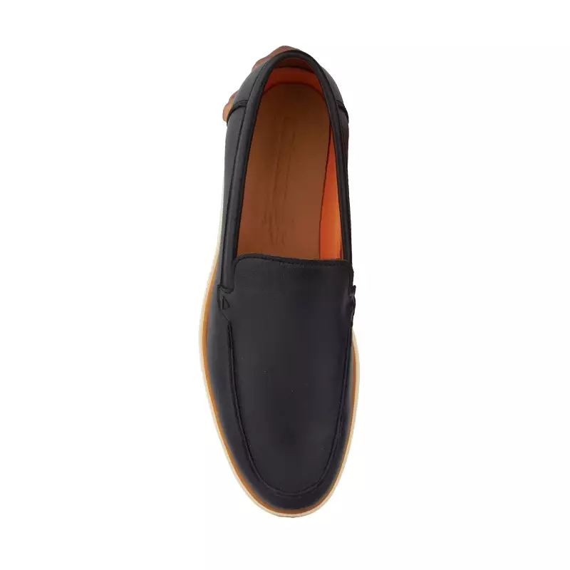 Sepatu Pria Casual Loafer Moccasin Gino Mariani Hope Black
