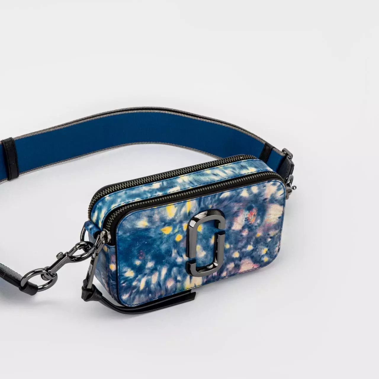 Jual MARC JACOBS Marc Jacobs The Snapshot Watercolor Camera Bag Blue