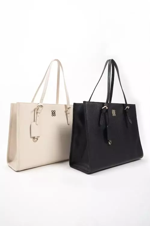 Odette Pomelo Tote Bag - Black