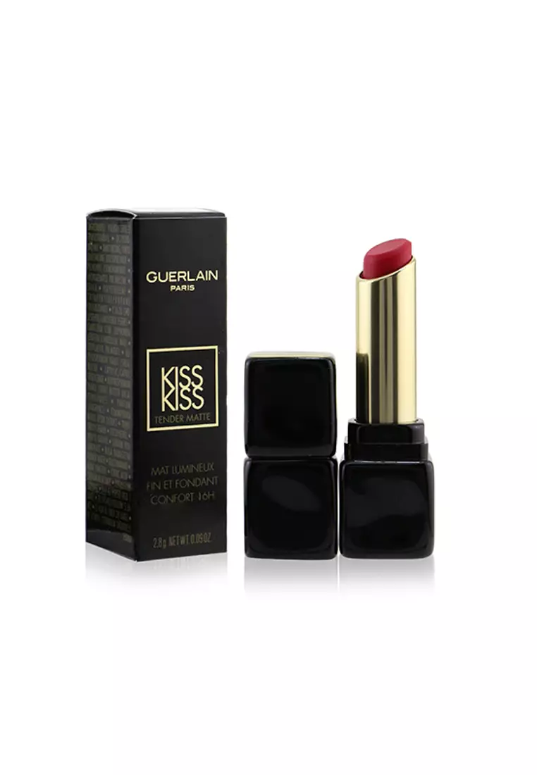 GUERLAIN - Kisskiss Tender Matte Lipstick - # 666 Lucky Pink 2.8g/0.09oz