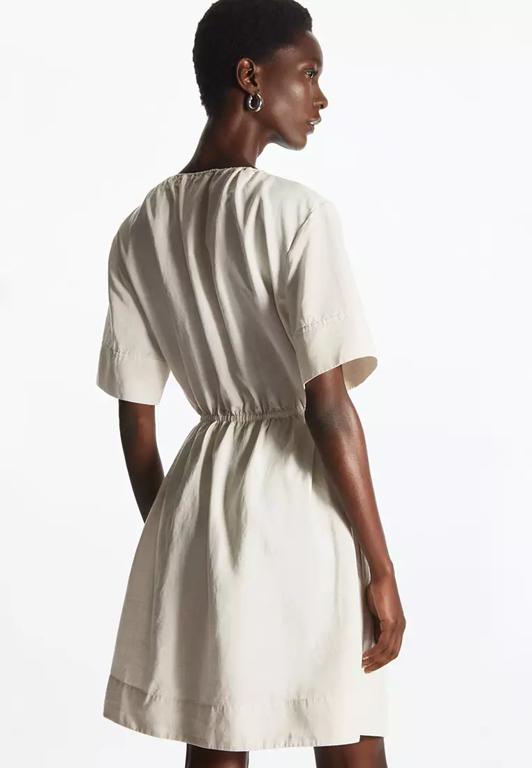 Cos linen cheap dress