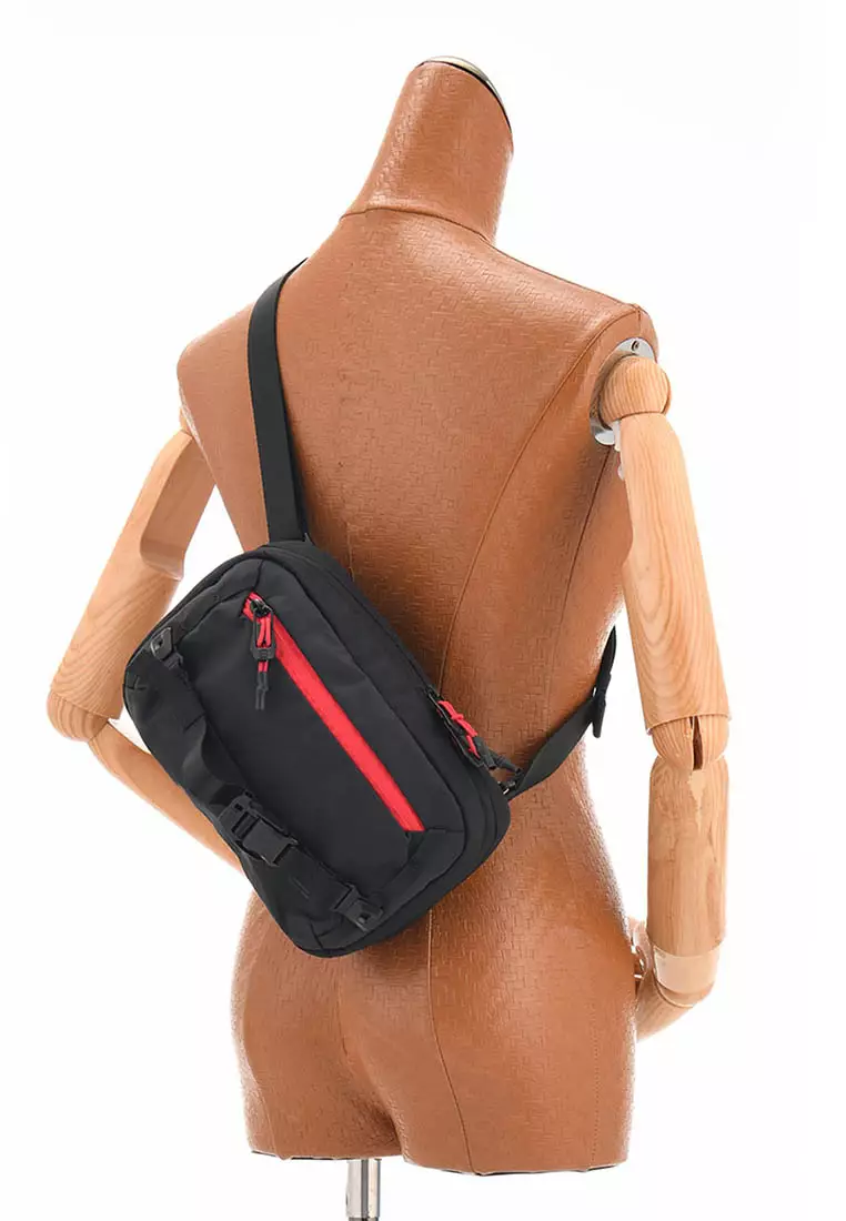 Survival Gear Cordura Crossbody Bag - LB-24141 - Black