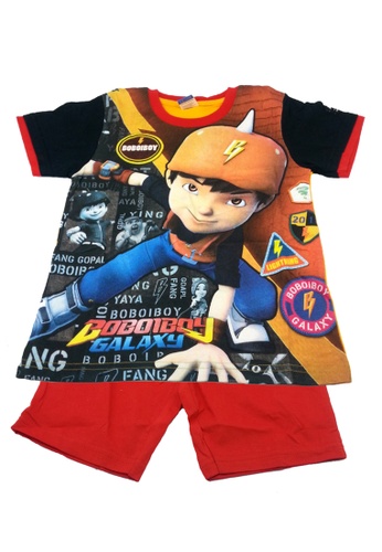 Boboiboy Boboiboy Galaxy Short Sleeve T-Shirt & Pant Set | ZALORA Malaysia
